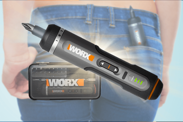 Новинка! Аккумуляторная отвертка WORX WX242 4V (5Нм) с набором бит